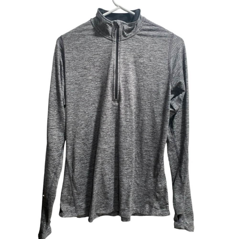 Nike Running Element Dri-Fit Pullover, Size Medium Black/Gray‎